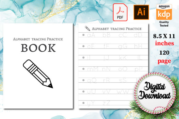 Alphabet Tracing Practice KDP Interiors: A Creator's Toolkit