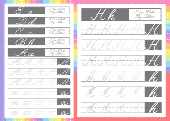 Cursive Letter Tracing Sheets: An Educator's and Entrepreneur's Ally