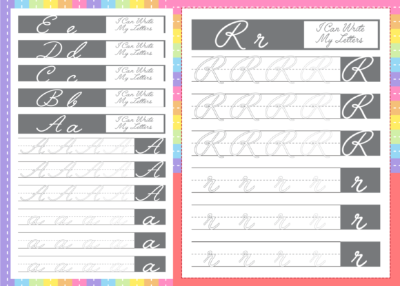 Cursive Letters Tracing for KDP Interiors: A Practical Asset for Creators