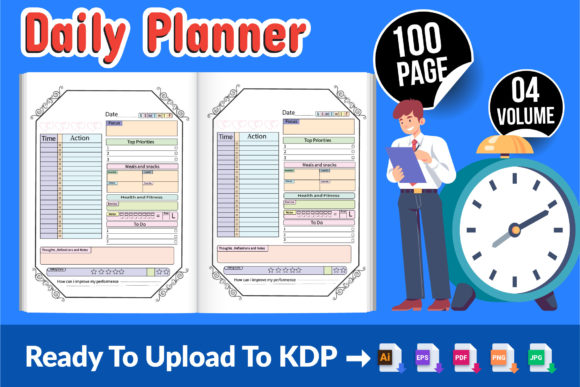 Daily Planner KDP Interiors: A Template for Creative Control