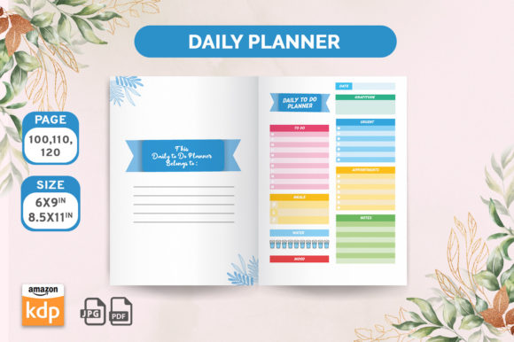 Daily Planner KDP Interiors: A Template for Publishing Success