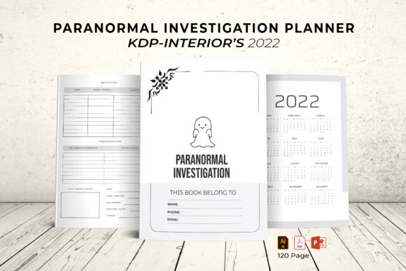 Exploring Paranormal Investigation KDP Interiors and the 2022 Paranormal Investigation Planner