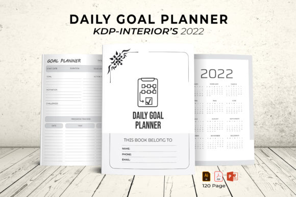 Master Your Year: How a Daily Goal Planner KDP Interior Transforms Aspirations into Action