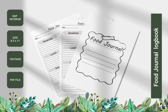 Maximize Your Low-Content Book Business with the Food Planner - KDP Interiors Graphic