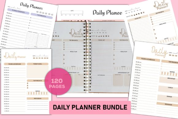 Maximize Your Productivity and Publishing Success with the Daily Planner Bundle for KDP Interiors