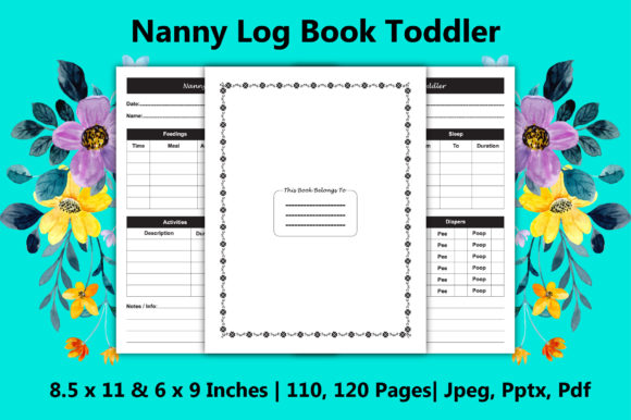 Nanny Log Book Toddler - KDP Interiors