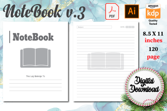 Notebook KDP Interiors V.3: Evaluating a Ready-to-Publish Design Resource