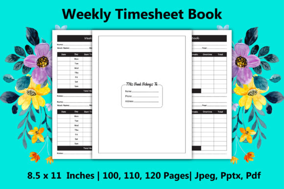 Optimizing Your Workflow with the Weekly Timesheet Book - KDP Interiors