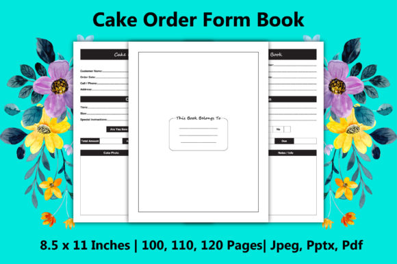 Streamlining Your Cake Business with the Cake Order Form Book - KDP Interiors