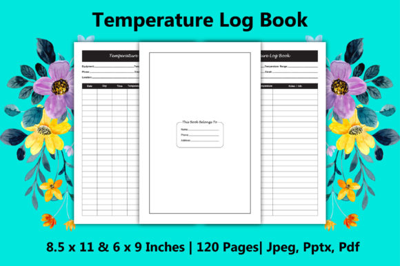 Temperature Log Book - KDP Interiors: A Practical Tool for Modern Record-Keeping
