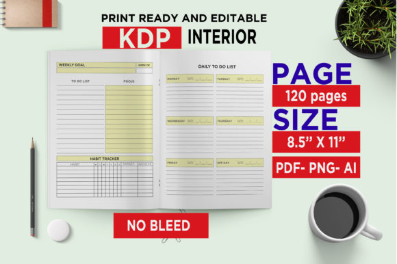 Unlocking Creativity with the Planner Agenda KDP Interiors - Editable Template